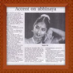 Accent on Abhinaya - The Hindu