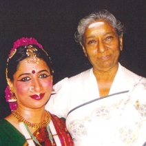 Sarayu Sai with renowned playback singer Smt. S. Janaki