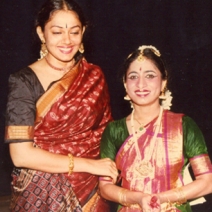 with Bharathanatyam Dancer, Choreographer and actress Shobana